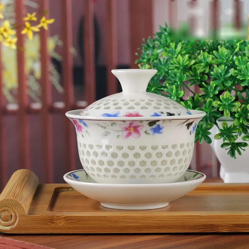 Gaiwan Reiskorn Weiß
