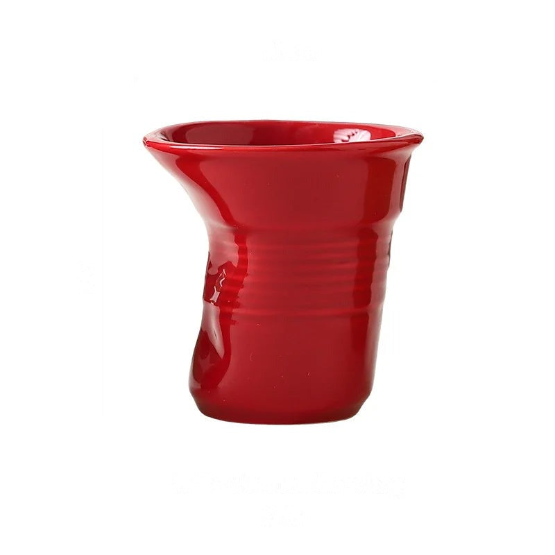 Knitterbecher Tulpe Mohnrot